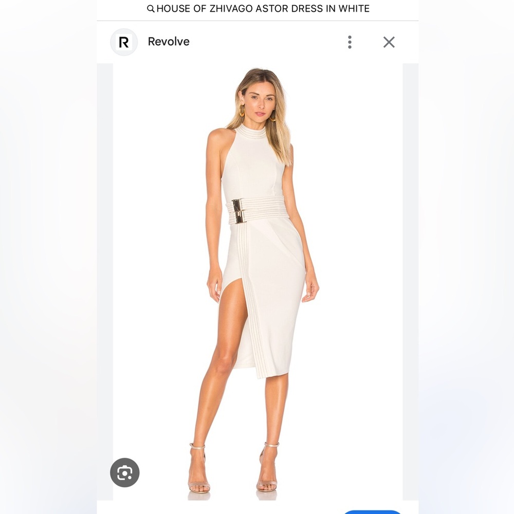 HOUSE OF ZHIVAGO ASTOR DRESS IN WHITE